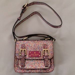 Kate Spade Multi-color glitter purse.